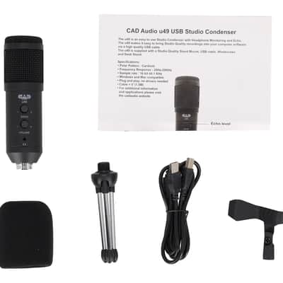 CAD Audio U49 Side Address USB Microphone Studio Mic w/Headphone Monitor+Echo image 7
