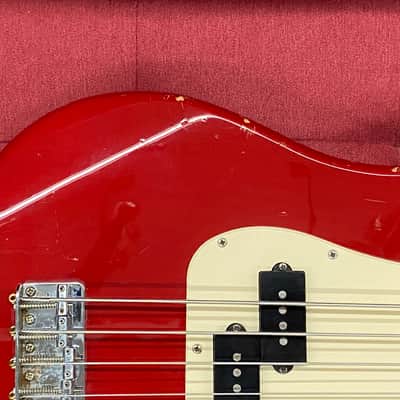 Squier by Fender 50th Anniversary P-Bass 1996 - Torino Red image 7