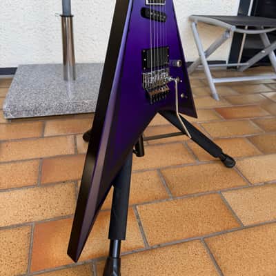 ESP E-II Alexi Laiho Signature Ripped - Purple Fade Satin with Pinstripes image 5