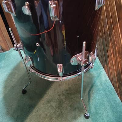 Rogers Fullerton 16x16 Floor Tom - Black Wrap image 2