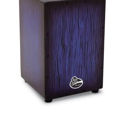 LP Aspire Accents Wire Cajon Blue Burst Streak (LPA1332-BBS) image 1