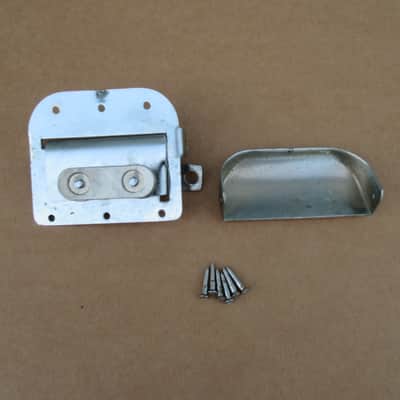 1960s Teisco Marquis Guitar Tremolo Tailpiece W Cover Kay Aria Univox National image 6