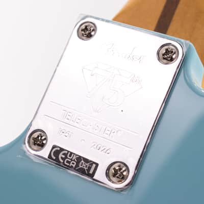 Fender 75th Anniversary Player II Telecaster 2026 Daphne Blue 3.4kg image 13