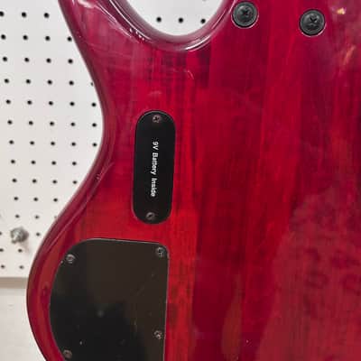 Ibanez GSR200-TR Gio Soundgear with Active EQ 2004 - Present - Transparent Red image 9