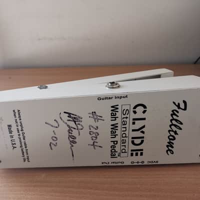 Fulltone Clyde Original Wah January 2002 S/N : 2804 First Series White Standard image 10