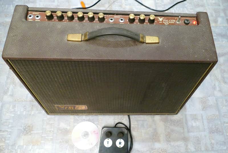 Falcon Electronics Guitar reverb 125-2C 1969 maron image 1