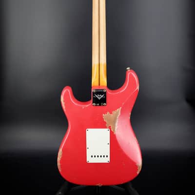 Fender Custom Shop '57 Reissue Stratocaster Relic Aged Fiesta Red image 14