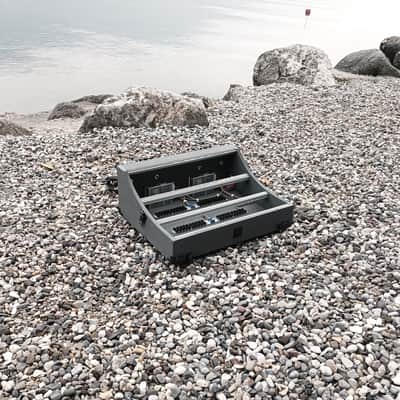 9U Eurorack Case Powered (or not), 84 o 104 hp, patched resealable modular synthesizer image 14