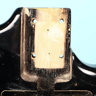 Unbranded Strat Copy Black Guitar Body image 5