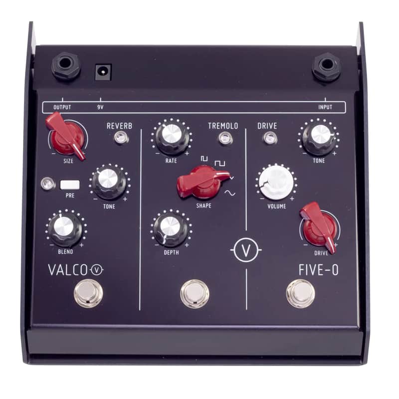 Valco® Five-O Pedal - Black / International image 1