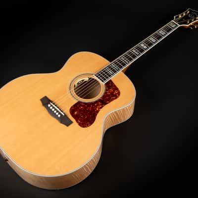 2023 Guild USA F-55E Maple - Natural | All Solid USA Jumbo Acoustic Guitar L.R. Baggs Anthem Pickup Arched Back | CoA OHSC image 5