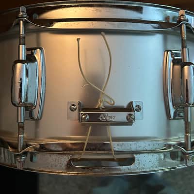 1970s Ludwig S-101 Standard 5x14" Aluminum Snare Drum image 11