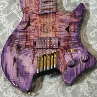 Dark Art Guitars -Dreamweaver - headless guitar- semi-hollow body image 18