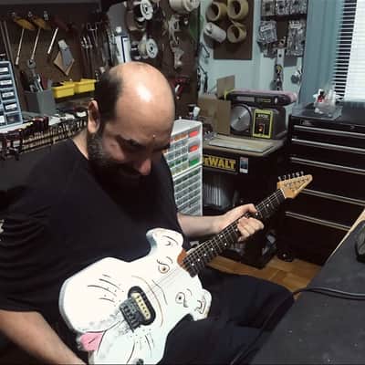 Vintage Dog! Short Scale - 1985 Squire katana Neck image 4
