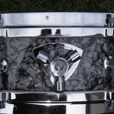 Lang Snare Drum 4x14 1980s - Black Diamond Pearl image 1