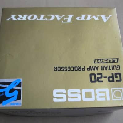 used condition Boss EMPTY BOX for GP-20 Amp Factory (NO pedal / NO paperwork), from early 2000s to mid 2000s (specifically 2001) image 7