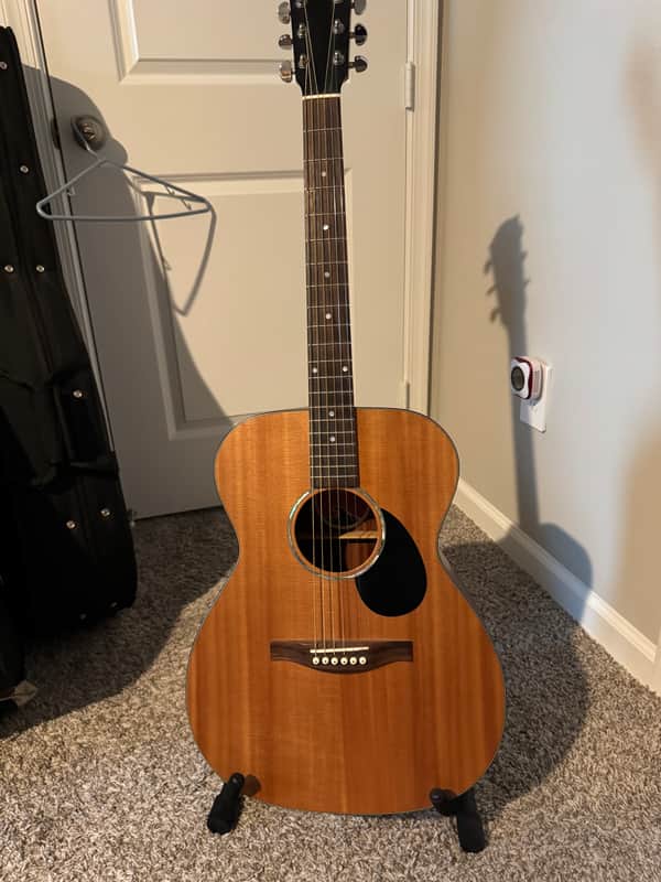 Eastman PCH1-OM Pacific Coast Highway Series Solid Sitka Spruce Top Orchestra Model 2010s - Natural image 1
