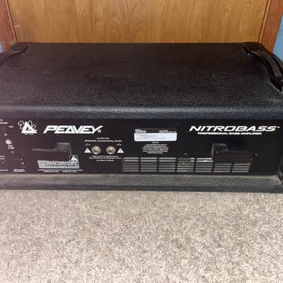 Peavey Nitrobass 400-Watt Professional Bass Amplifier Head Early 2000s - Black image 2