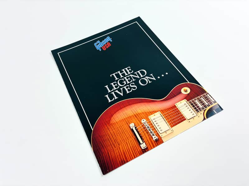 Gibson USA — “The Legend Lives On Catalog. V-90 1989 image 1