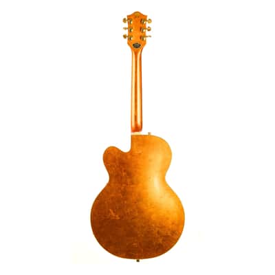 Gretsch USA Custom Shop Stephen Stern G6120-125 Chet Atkins 125th Anniversary - Transparent Orange over Gold Leaf image 4