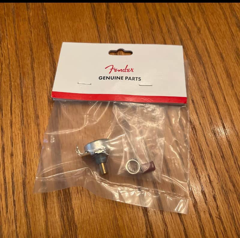 Fender 099-0831-000 Pure Vintage 250K Audio Taper Solid Shaft Volume / Tone Potentiometer 2010s - Standard image 1