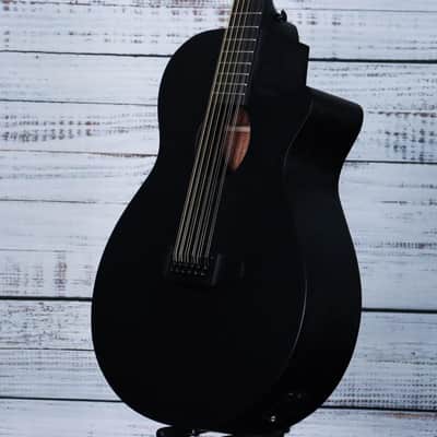 Ibanez AEG 1221 12-String Acoustic-Electric Guitar | Black Out image 5