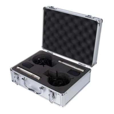 MXL 603S Matched Pair of Instrument Microphones with Shockmounts & Deluxe Carrying Case image 4