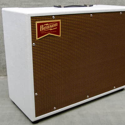 Benson Amps Monarch Reverb + 1x12 Combo White Tolex/Oxblood Grill image 1