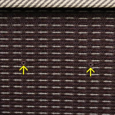 Peavey 112-C 60W 1x12 Guitar Speaker Cabinet w/ Eminence Legend GB128, Tweed image 3