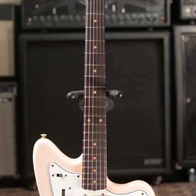 Fender Custom Shop 1963 Jazzmaster Relic Electric Guitar - Aged Shell Pink with Hardshell Case image 4