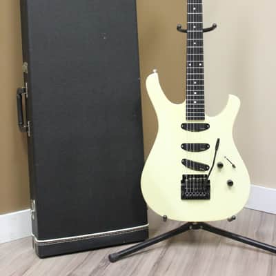 Rare 1985 Larrivee RS-4 Vintage White Electric Guitar (OHSC) image 1