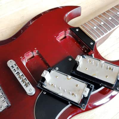 1970s Fernandes SG Lawsuit 12 String Vintage Electric Guitar Cherry Japan Burny image 14