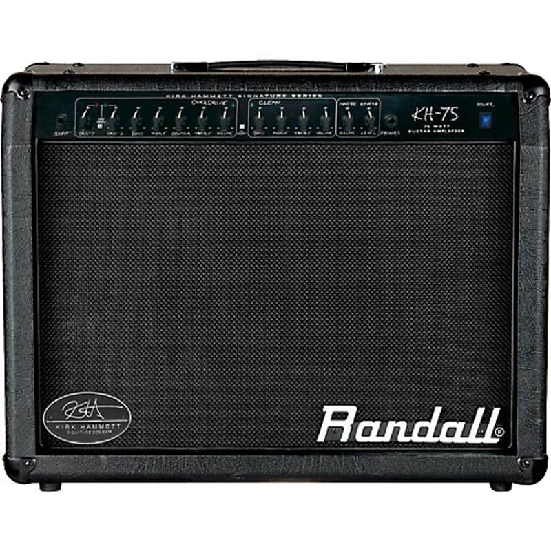 Randall KH75 Kirk Hammett 75W 1x12 Guitar Combo Amplifier Black w/ Footswitch, New, Free Shipping image 1