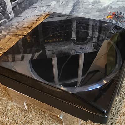 Garrard Garrard 1212 is a vintage, fully automatic belt-drive turntable 90s  - Black image 8