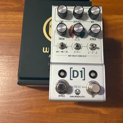 Walrus Audio Mako D1 High-Fidelity Stereo Delay V2 | Reverb