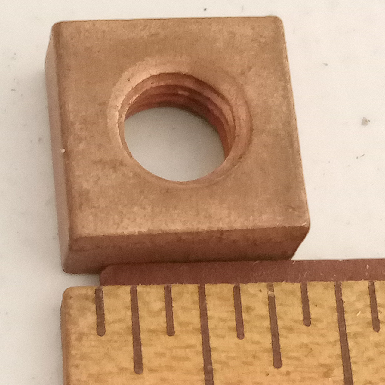 Slingerland Buddy Rich Cymbal Stand Square Copper Nut Vintage 60s-70s SN-1 Part — main photograph