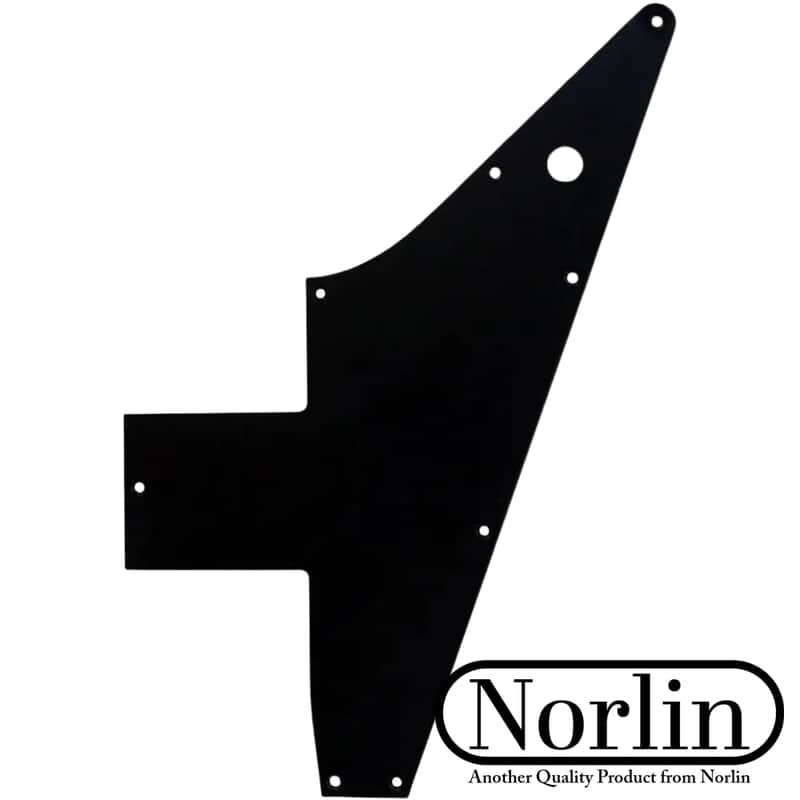 Norlin EX-B1P Pickguard for Gibson® Explorer® Guitars-Black image 1