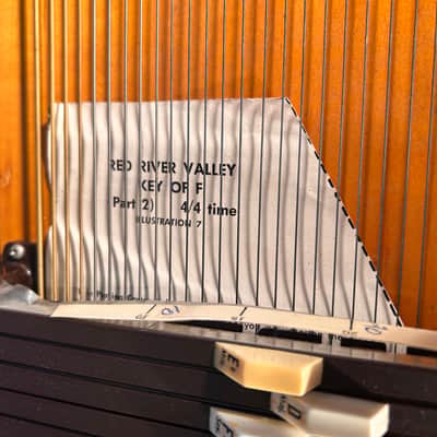 Silvertone Auto-Harp with: Case, Tuning Wrench and Instructional Books image 2