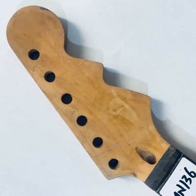 Custom DIY Maple Wood Guitar Neck, 22 Frets Rosewood Fingerboard image 2