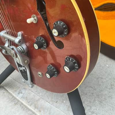 Gibson ES-330TD 1967 - Long Neck - Sparkling Burgundy image 8