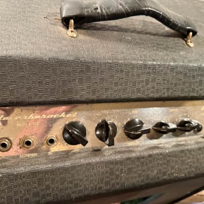 Ampeg Model R-12R Reverberocket Chassis in Ampeg Model 835 Bassamp Cabinet image 1