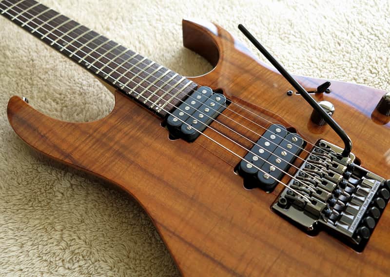 IBANEZ　RG2120KーKB　限定品 Ibanez RG2120K-KB 2002 Koa Brown (Japan-only limited run) | Reverb
