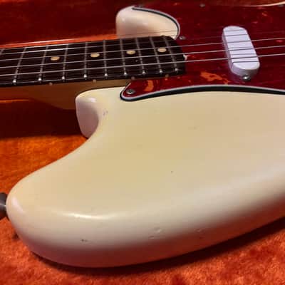Fender Musicmaster with Rosewood Fretboard 1961 - 1964 - Olympic White image 5