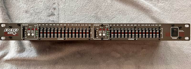 DOD SR430 Qx Dual 15 Band Graphic EQ | Reverb