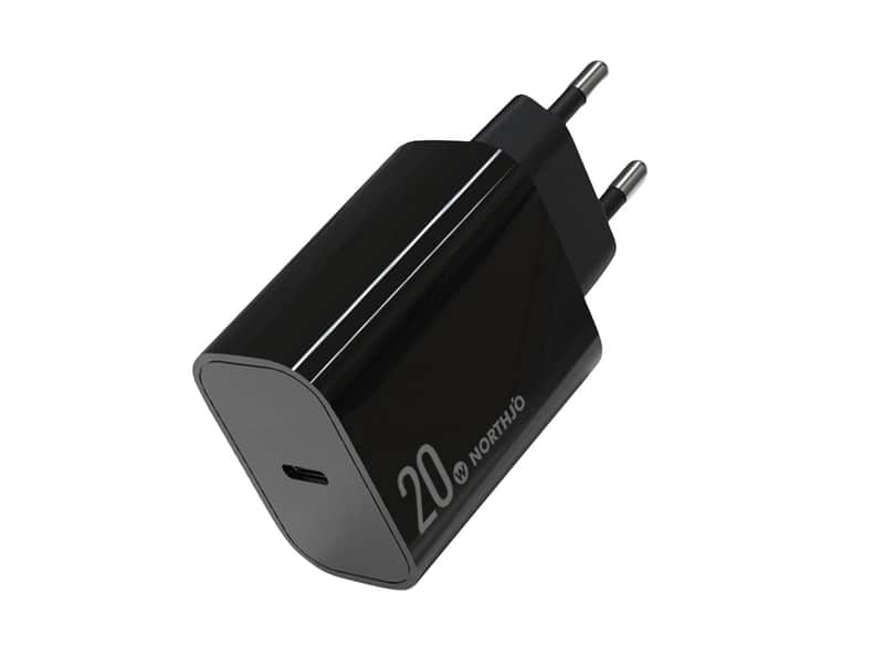 myVolts Step Up EU Socket Plug to USB-C 20W Power Delivery Converter image 1