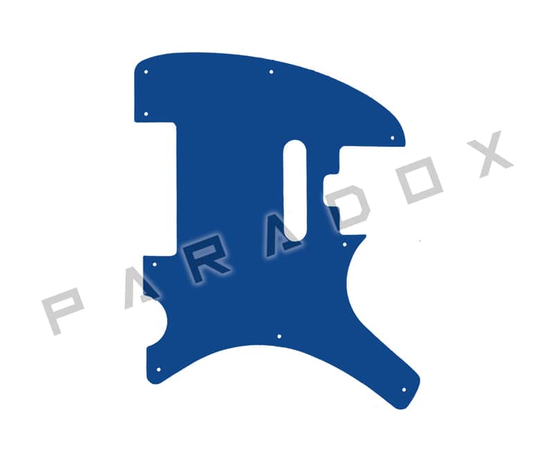 Custom Pickguard For 2005 - 2009 Made in America Parker Southern NiteFly - Blue/White/Blue .090" image 1