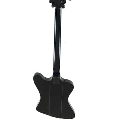 Greco Thunder Bird Bass, Black, 1987, Made In Japan, HUGE LOW END image 4