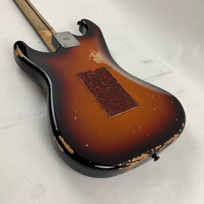 LsL Instruments Saticoy Mick Mars Tribute MM 3 Tone Sunburst Heavy Age Floyd Rose - Brand New with case image 18