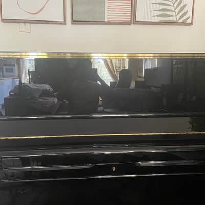 Yamaha U1TA2 Upright Piano (Black) – Excellent Condition – Brooklyn image 3