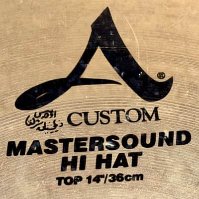 (TOP ONLY) 14” Zildjian A Custom MASTERSOUND Hihat 1062g image 2